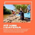 JBL, Caixa de Som, Grip, Bluetooth, Portátil, À Prova D’água e Poeira, Bateria de até 46h, Auracast, Som JBL Pro, AI Sound Boost, 16W RMS – Preta